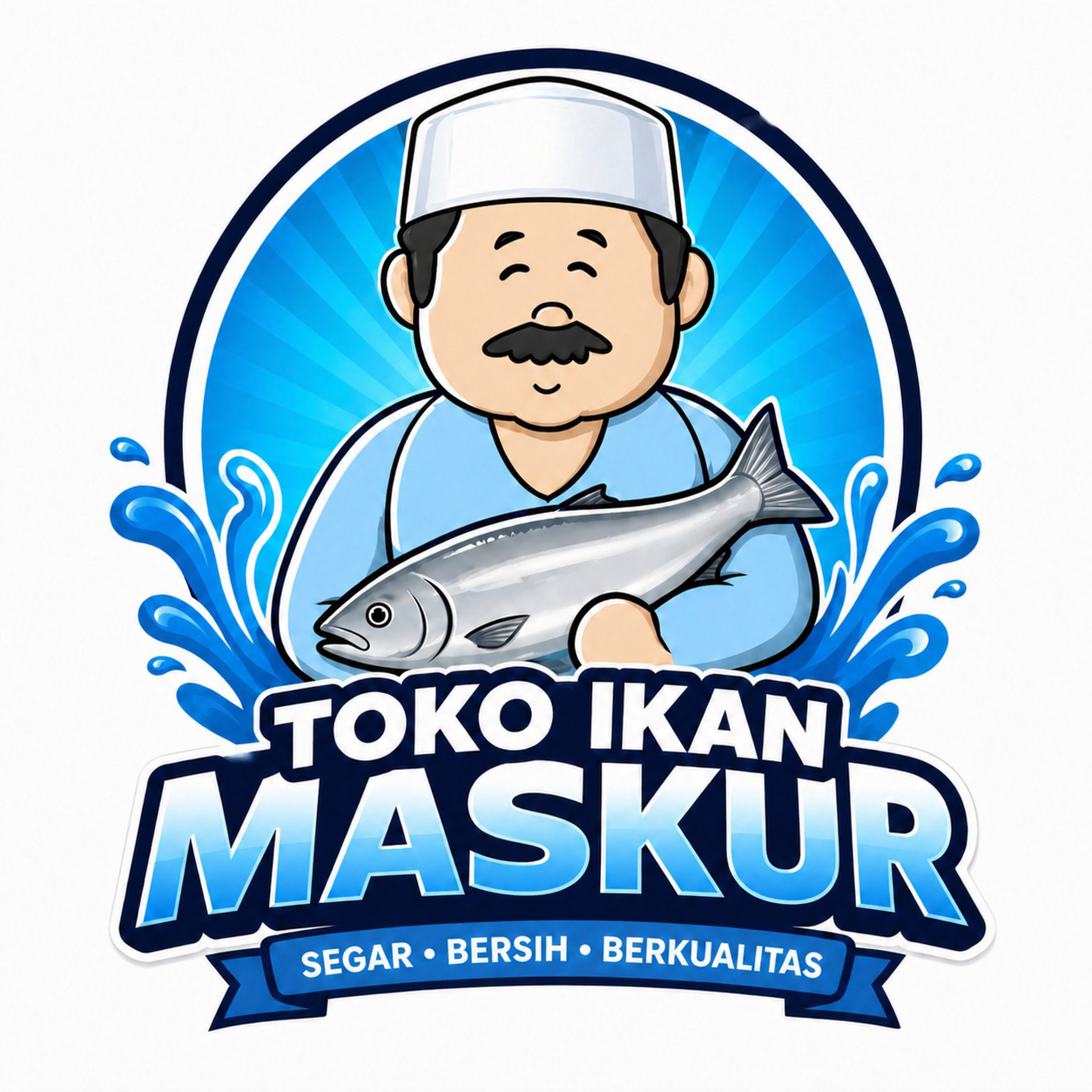 Logo Toko Ikan Maskur
